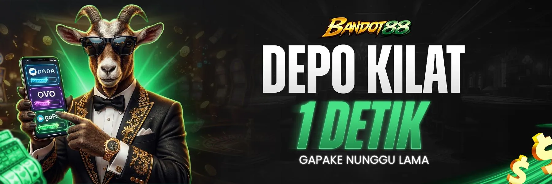 DEPOSIT MASUK 1 DETIK